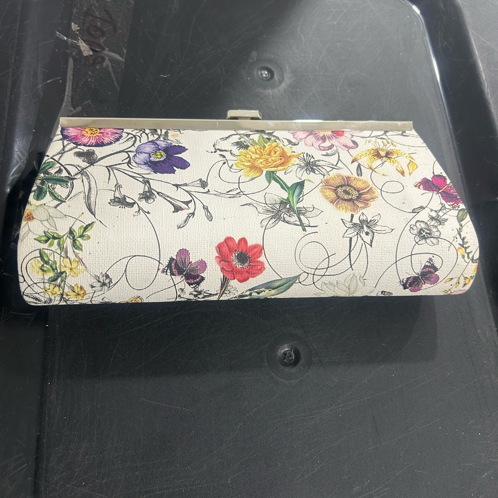 Floral Clutch Bag - Multicolor